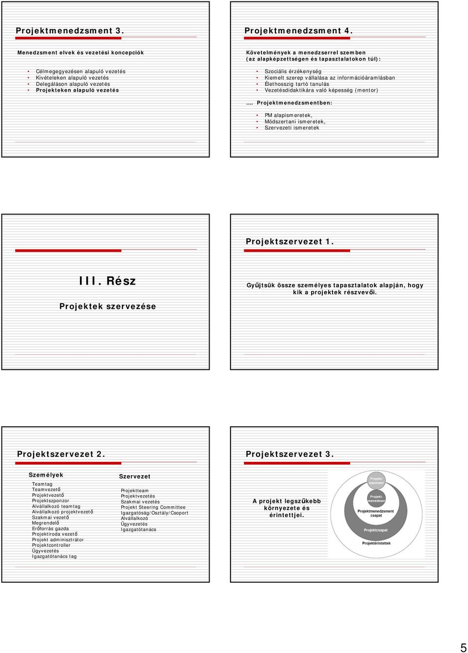 alapképzettségen és tapasztalatokon túl): Szociális érzékenység Kiemelt szerep vállalása az információáramlásban Élethosszig tartó tanulás Vezetésdidaktikára való képesség (mentor).