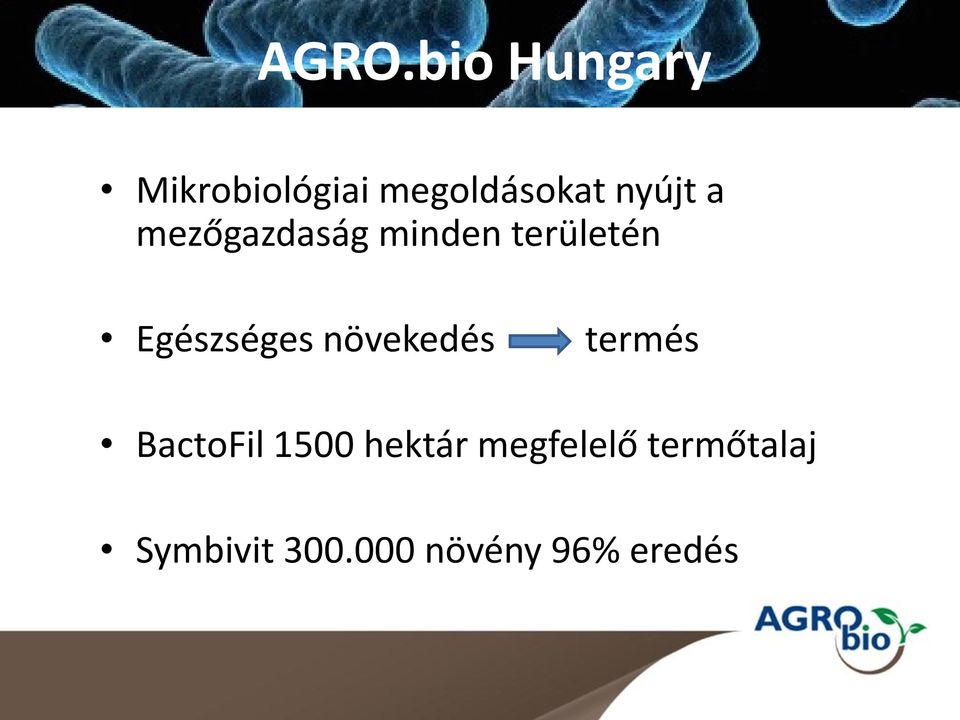 Egészséges növekedés termés BactoFil 1500