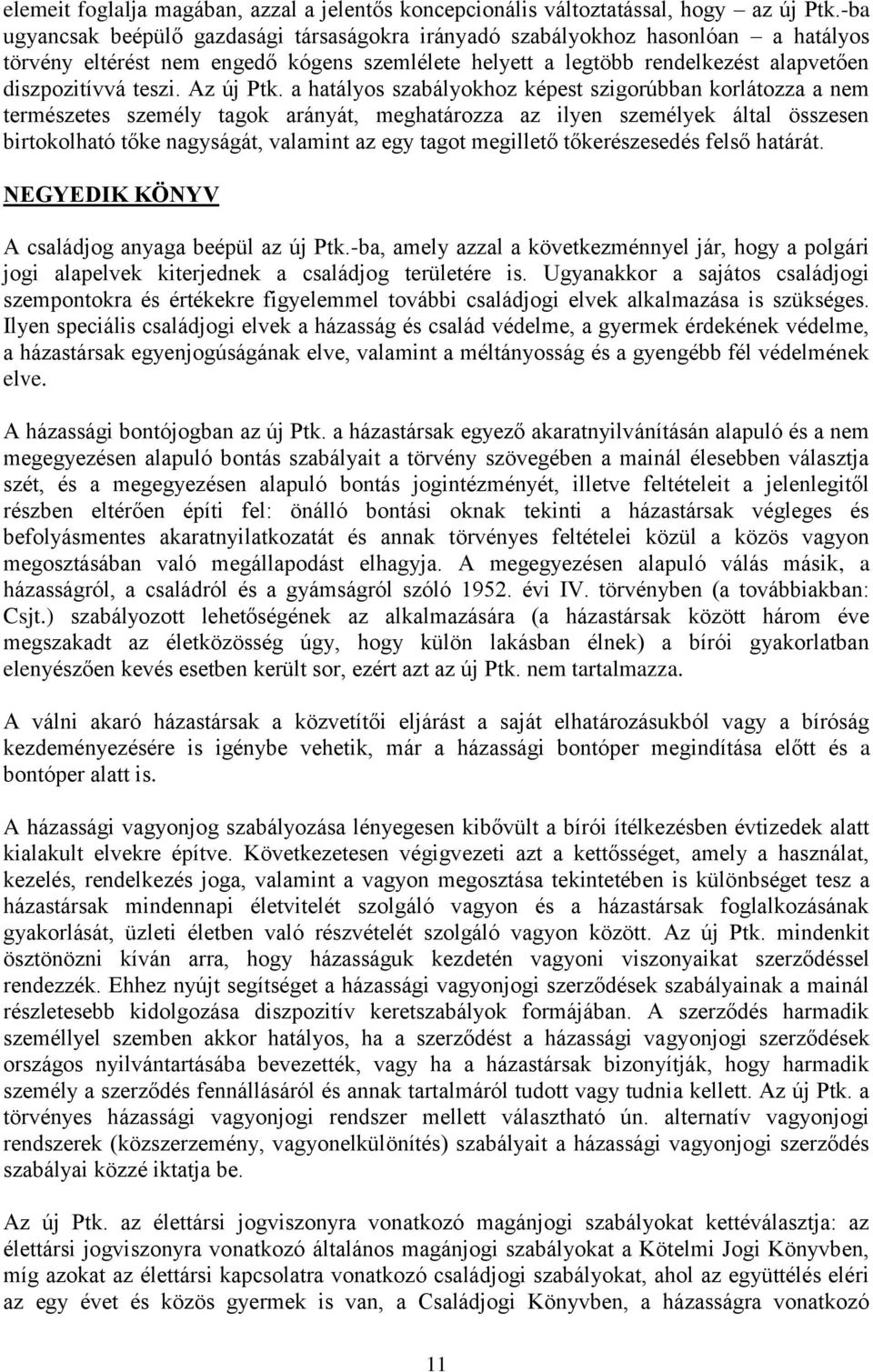 Az új Ptk.