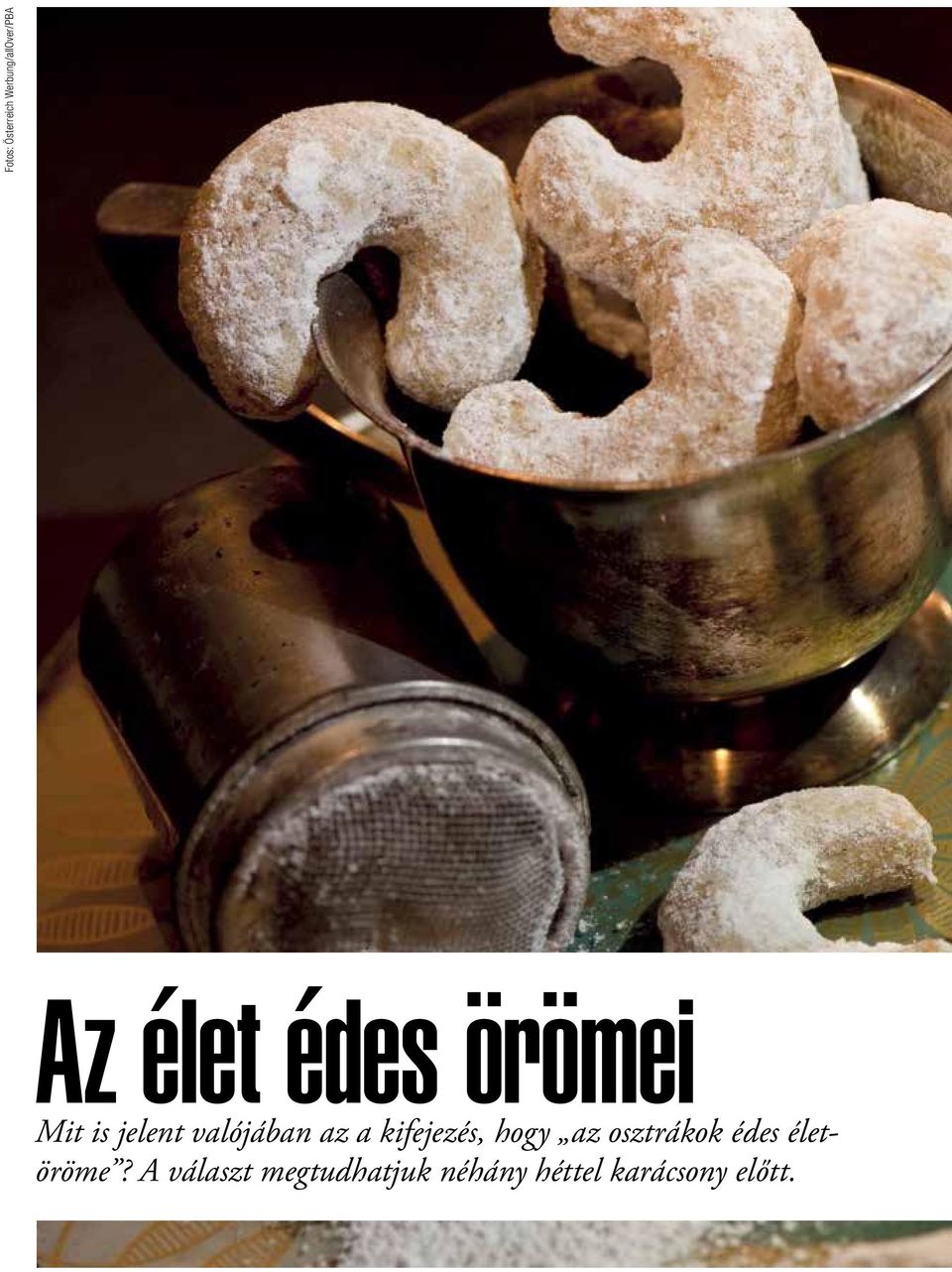 kifejezés, hogy az osztrákok édes életöröme?
