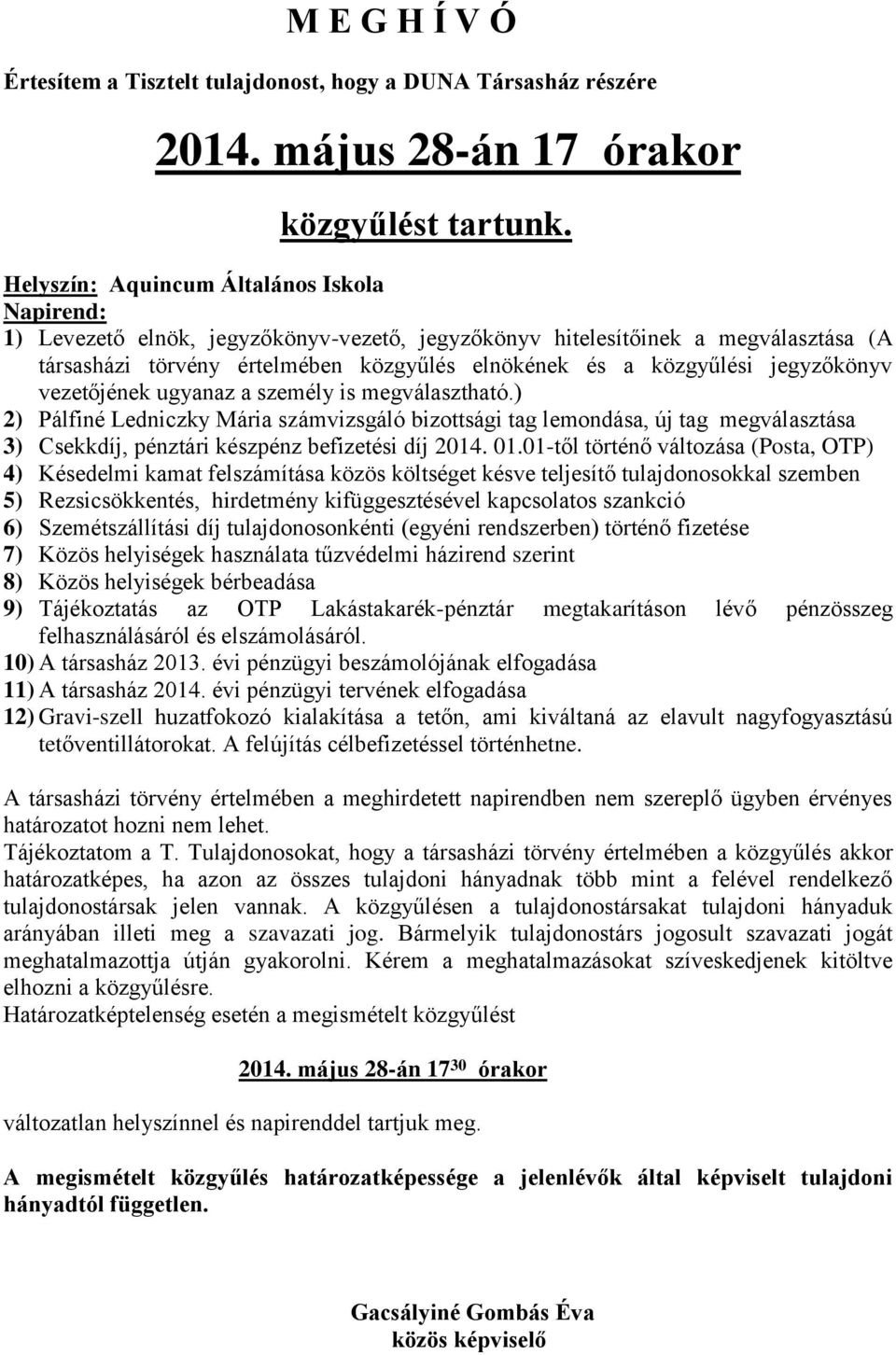 2014. május 28-án 17 órakor - PDF Ingyenes letöltés
