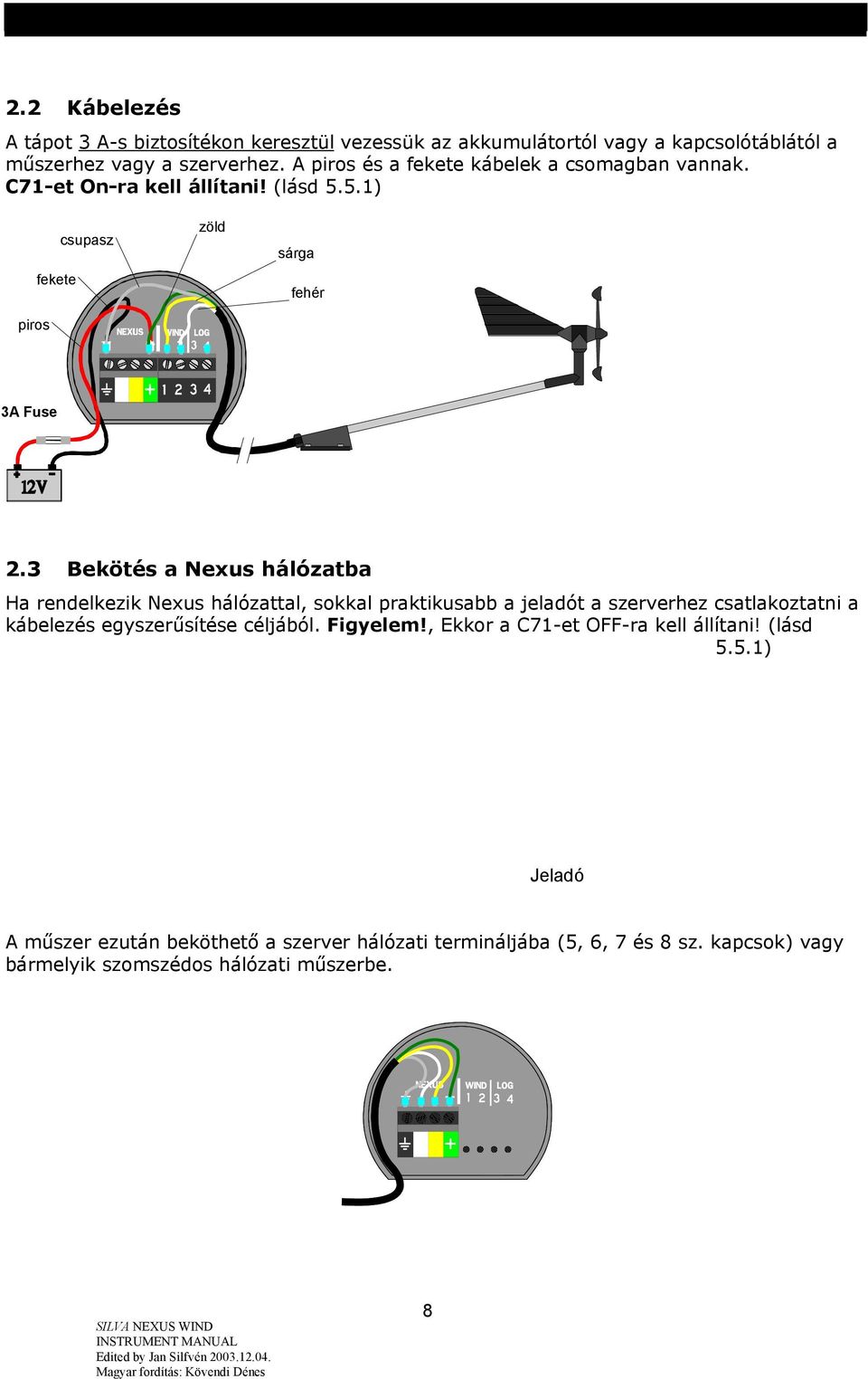 A műszerkapcsoló diagramok az egyik szabvány