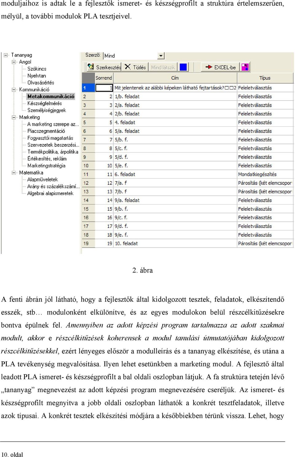 fel. Amennyiben az adott képzési program tartalmazza az adott szakmai modult, akkor e részcélkitűzések koherensek a modul tanulási útmutatójában kidolgozott részcélkitűzésekkel, ezért lényeges