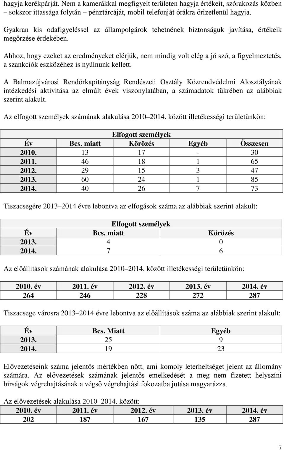 Ahhoz, hogy ezeket az eredményeket elérjük, nem mindig volt elég a jó szó, a figyelmeztetés, a szankciók eszközéhez is nyúlnunk kellett.