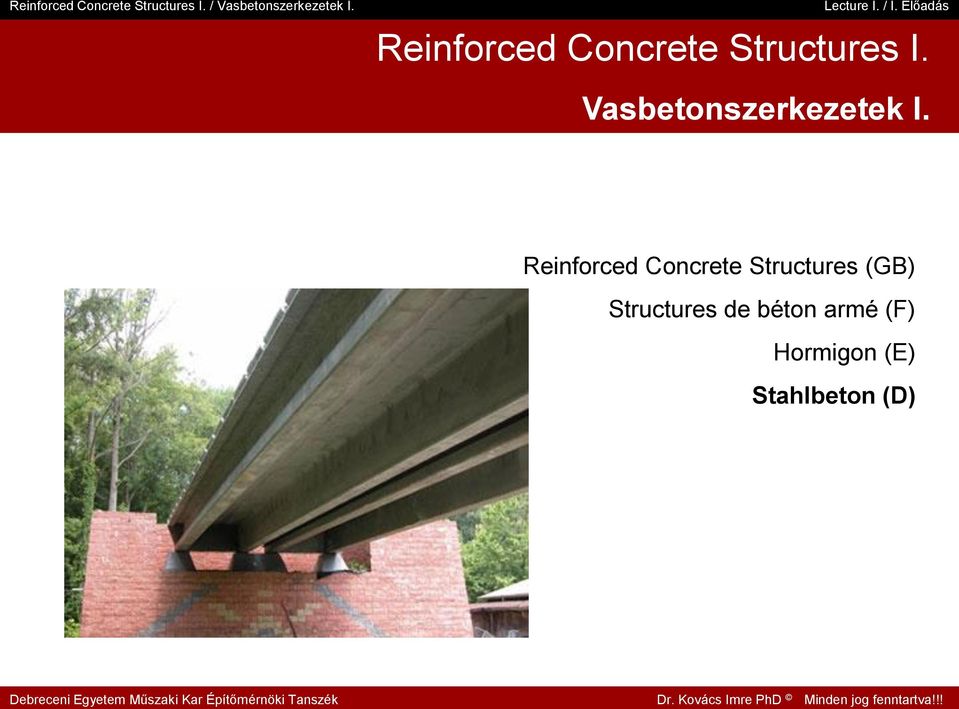 Reinforced Concrete Structures (GB)