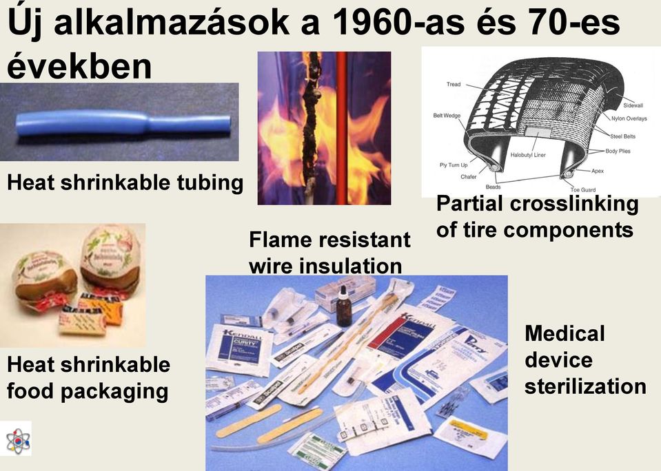 Partial crosslinking of tire components Heat