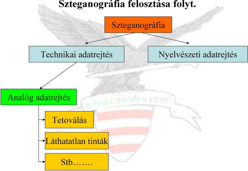 Nyelvészeti adatrejtés Analóg