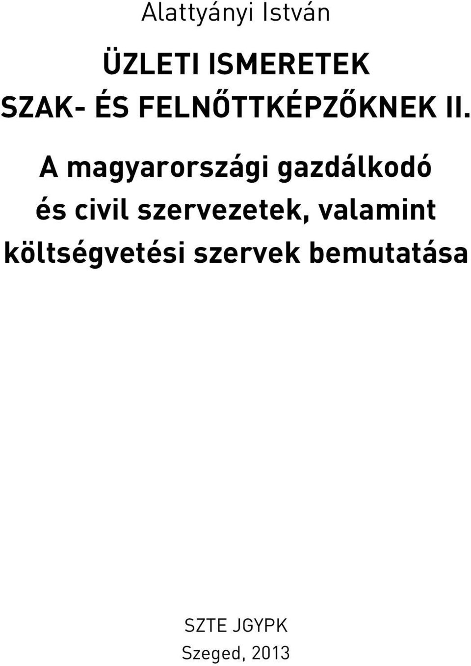 A magyarországi gazdálkodó és civil