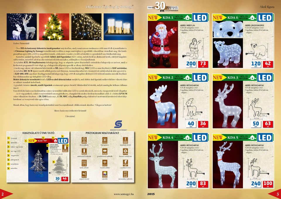 A Christmas Lighting by Somogyi termékkörünk továbbra is magas minőségben és egyedülálló választékban vásárolható meg.