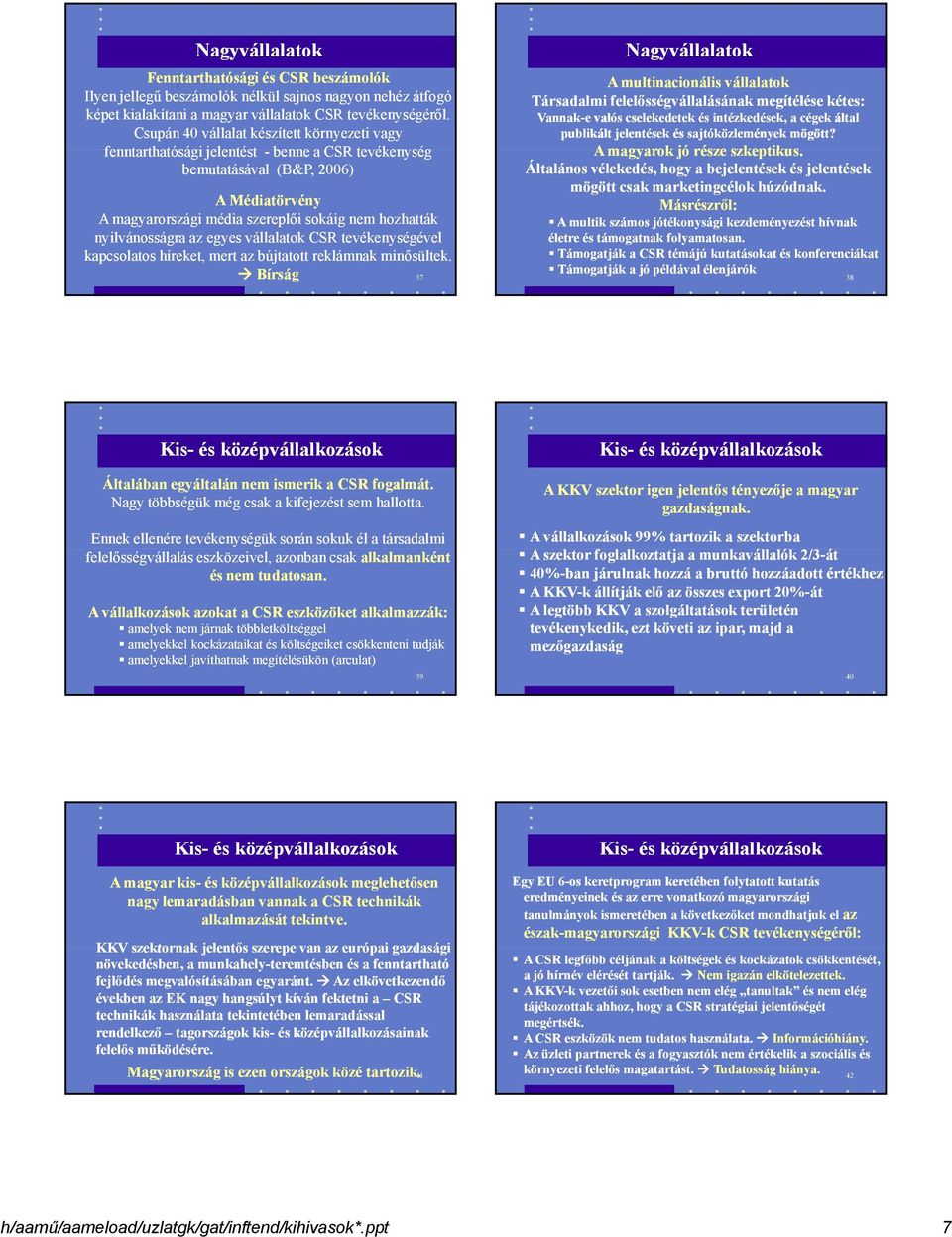 nyilvánosságra az egyes vállalatok CSR tevékenységével kapcsolatos híreket, mert az bújtatott reklámnak minősültek.