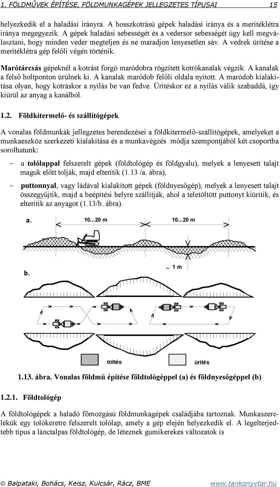 Marótárcsás gépeknél a kotrást forgó maródobra rögzített kotrókanalak végzik. A kanalak a felső holtponton ürülnek ki. A kanalak maródob felőli oldala nyitott.
