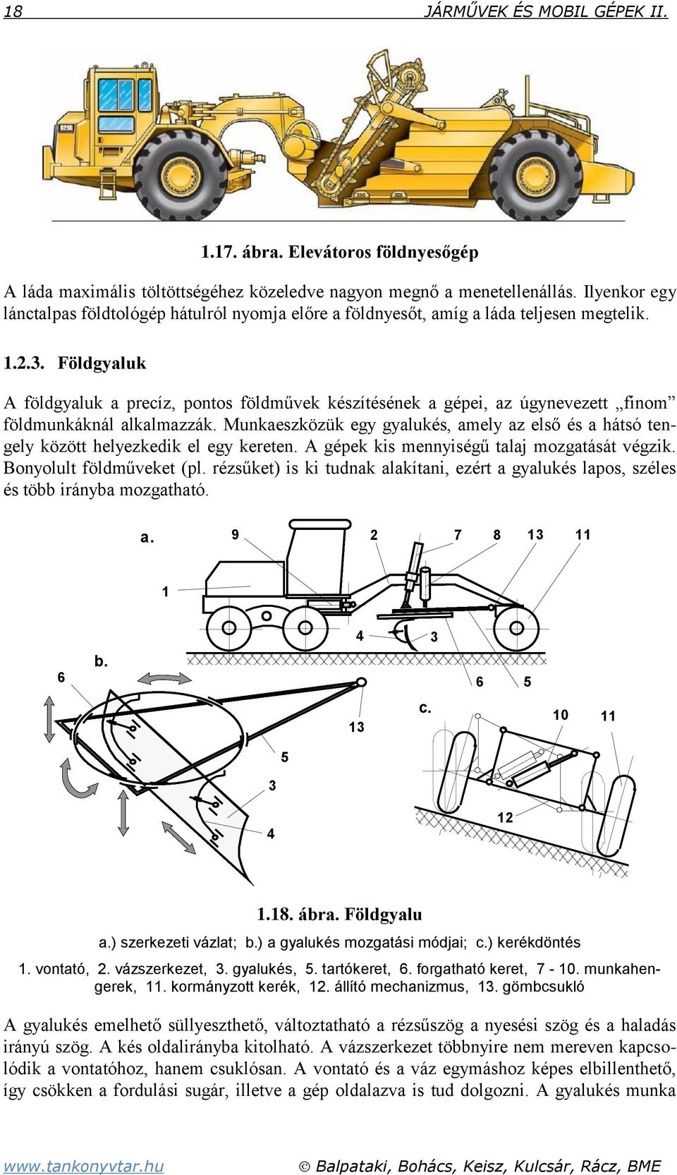 Földgyaluk A földgyaluk a precíz, pontos földművek készítésének a gépei, az úgynevezett finom földmunkáknál alkalmazzák.