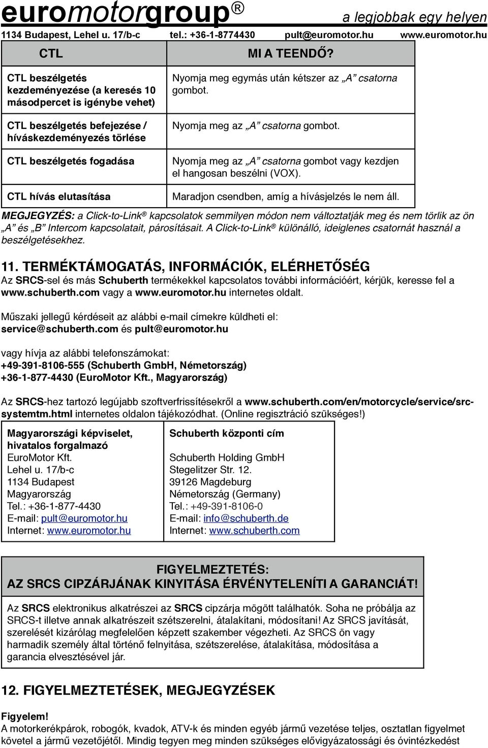 csatorna gombot. Nyomja meg az A csatorna gombot. Nyomja meg az A csatorna gombot vagy kezdjen el hangosan beszélni (VOX).