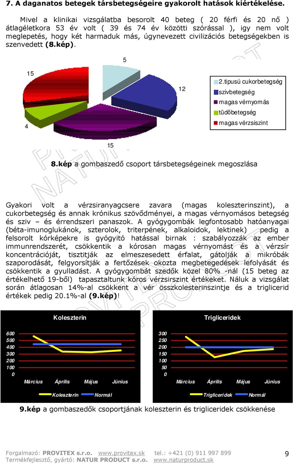 betegségekben is szenvedett (8.kép). 5 4 15 12 2.tipusú cukorbetegség szivbetegség magas vérnyomás tüdőbetegség magas vérzsiszint 15 8.