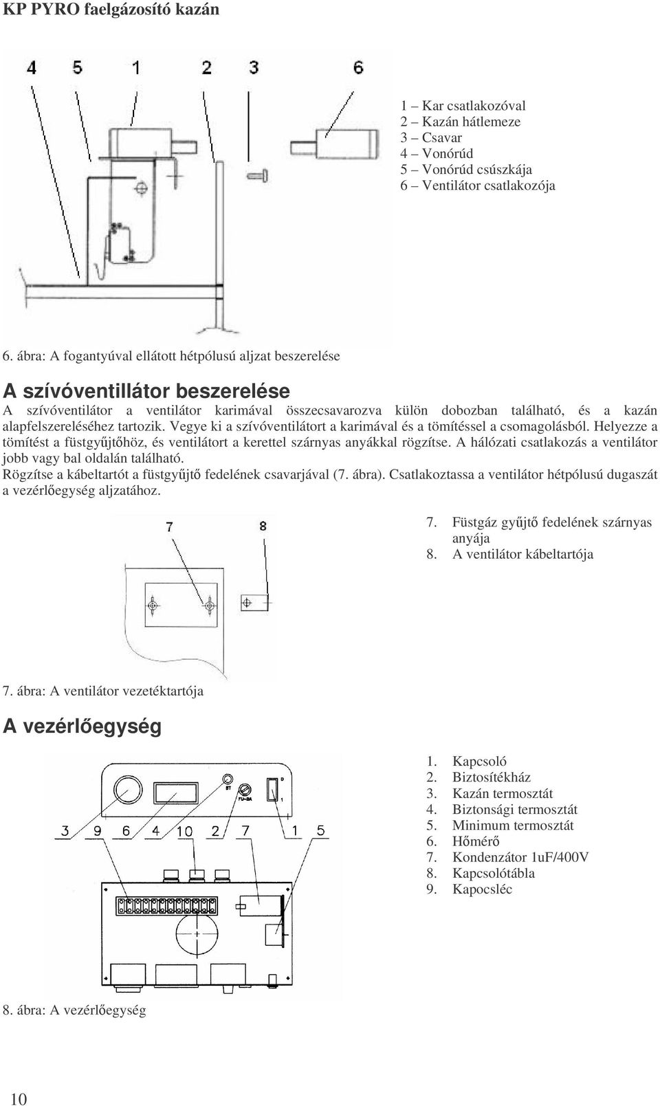 Beüzemelési, használati és karbantartási útmutató a KP PYRO. faelgázosító  kazánhoz - PDF Free Download