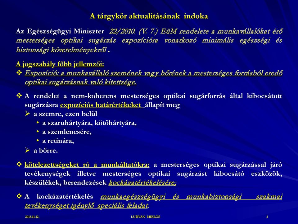 Elektromágneses sugárzás jogszabály