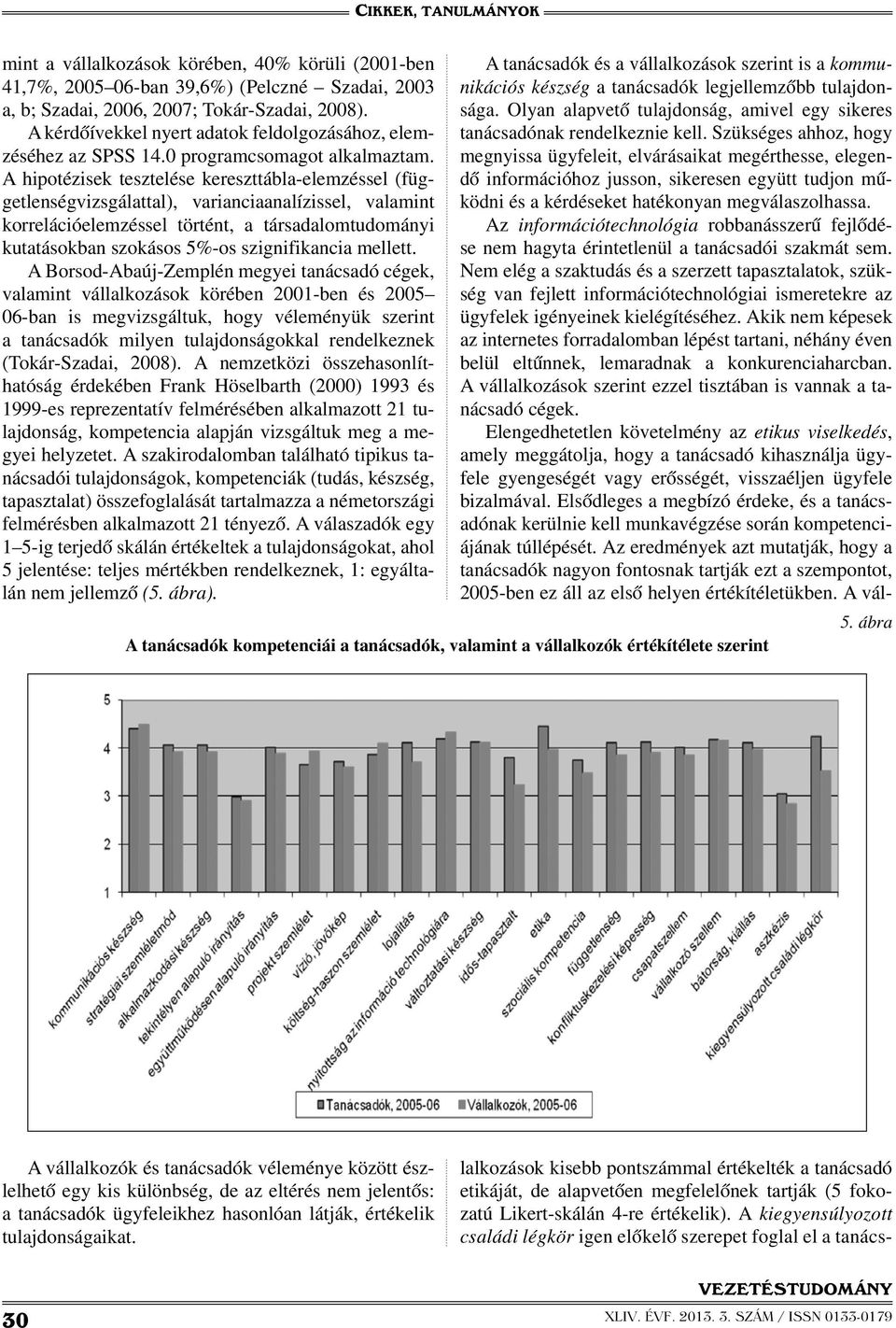 A hipotézisek tesztelése kereszttábla-elemzéssel (függetlenségvizsgálattal), varianciaanalízissel, valamint korrelációelemzéssel történt, a társadalomtudományi kutatásokban szokásos 5%-os