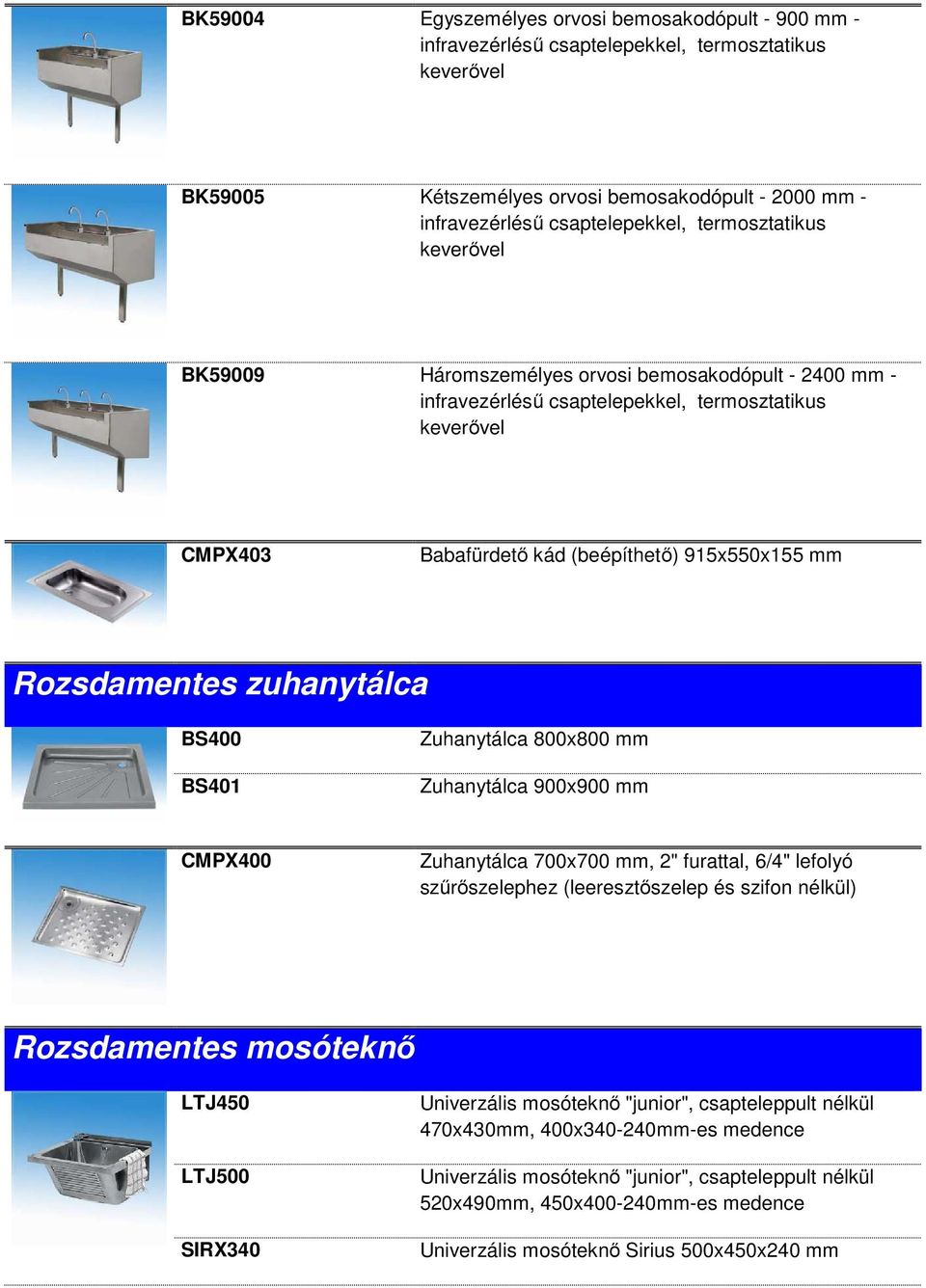 Rozsdamentes zuhanytálca BS400 BS401 Zuhanytálca 800x800 mm Zuhanytálca 900x900 mm CMPX400 Zuhanytálca 700x700 mm, 2" furattal, 6/4" lefolyó szűrőszelephez (leeresztőszelep és szifon nélkül)