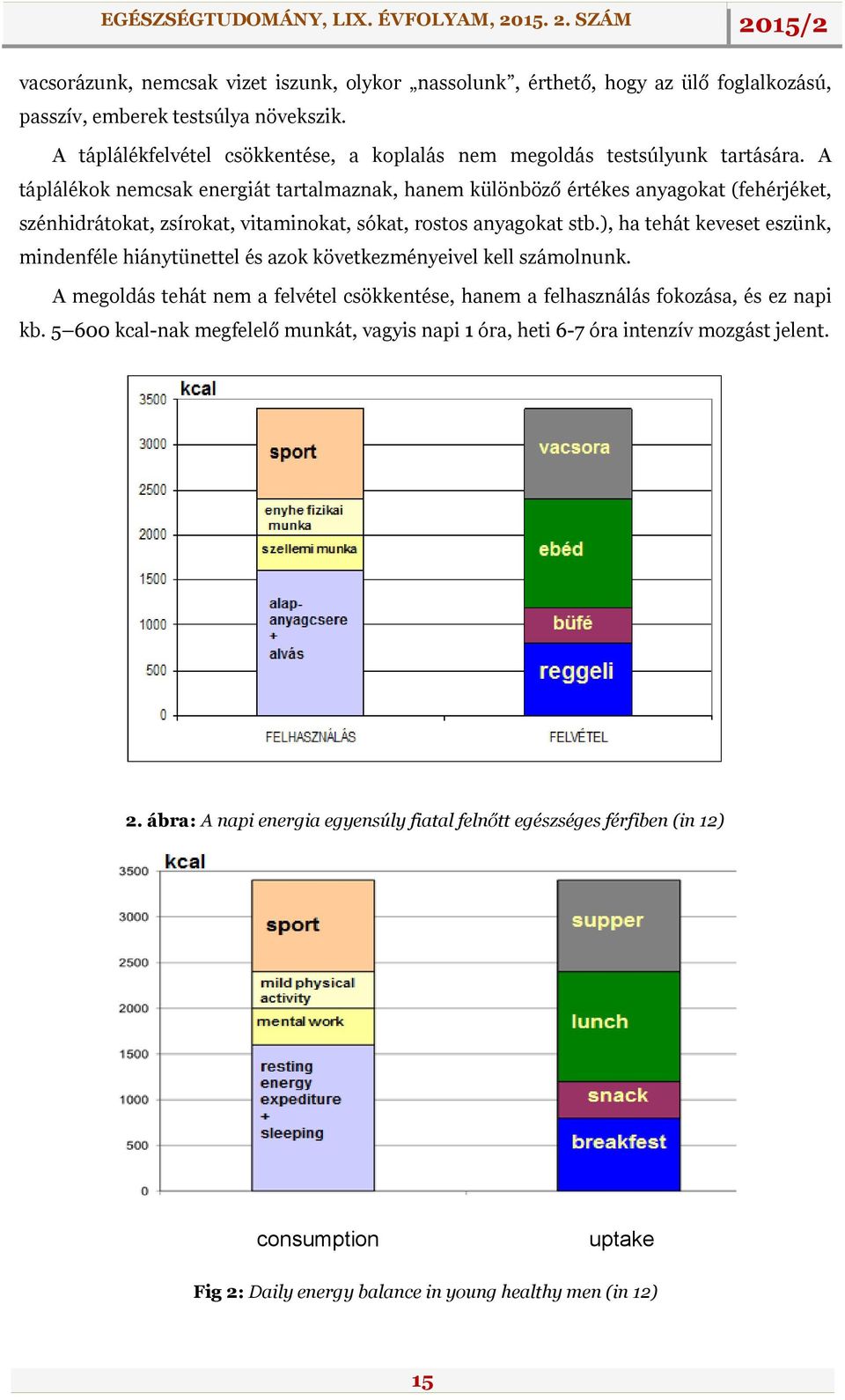 A táplálékok nemcsak energiát tartalmaznak, hanem különböző értékes anyagokat (fehérjéket, szénhidrátokat, zsírokat, vitaminokat, sókat, rostos anyagokat stb.