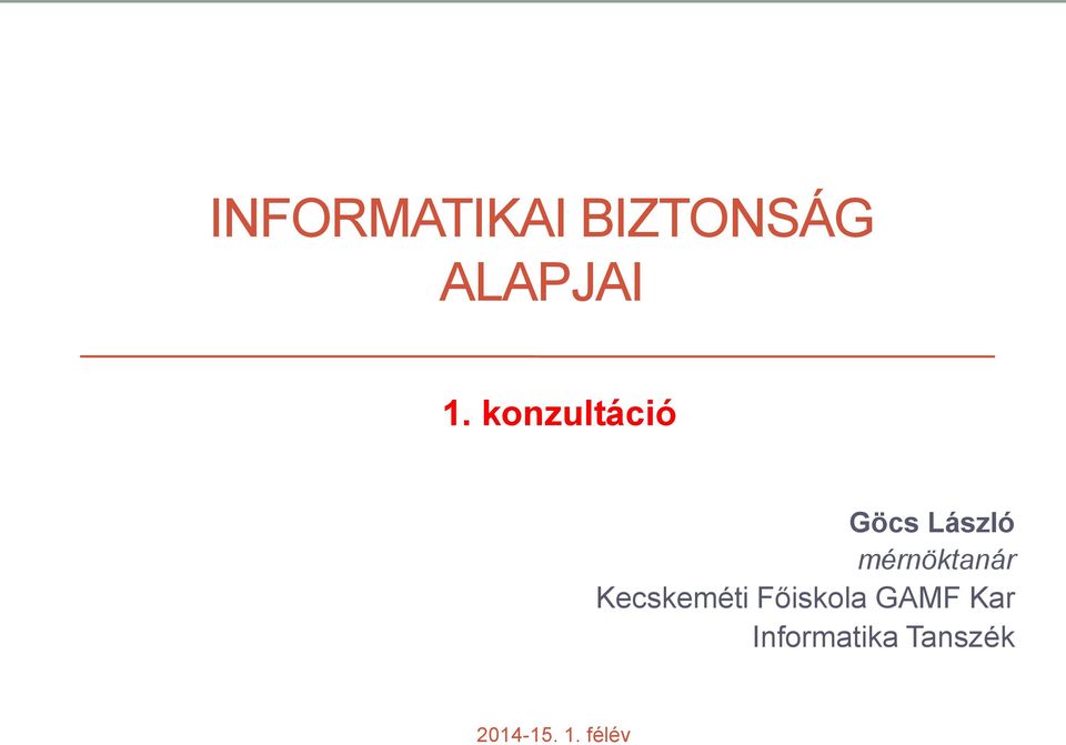 mérnöktanár Kecskeméti Főiskola