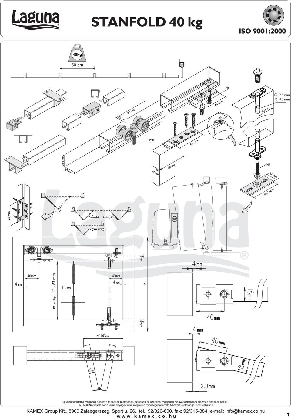 SZERELÉSI ÚTMUTATÓ LAGUNA RENDSZEREKHEZ - PDF Free Download