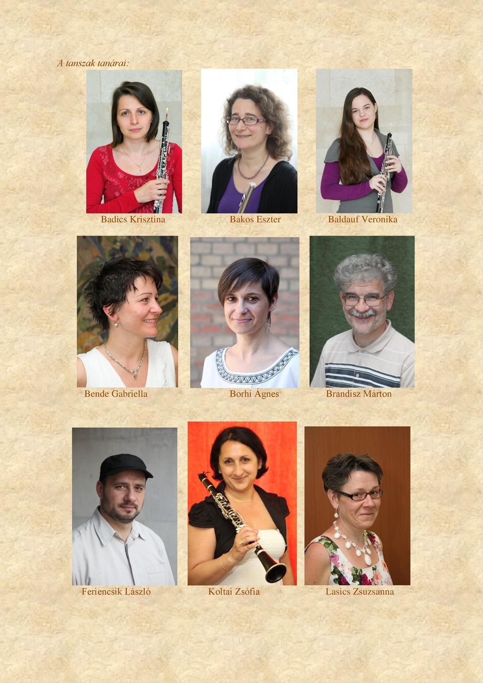 Gabriella Borhi Ágnes Brandisz Márton