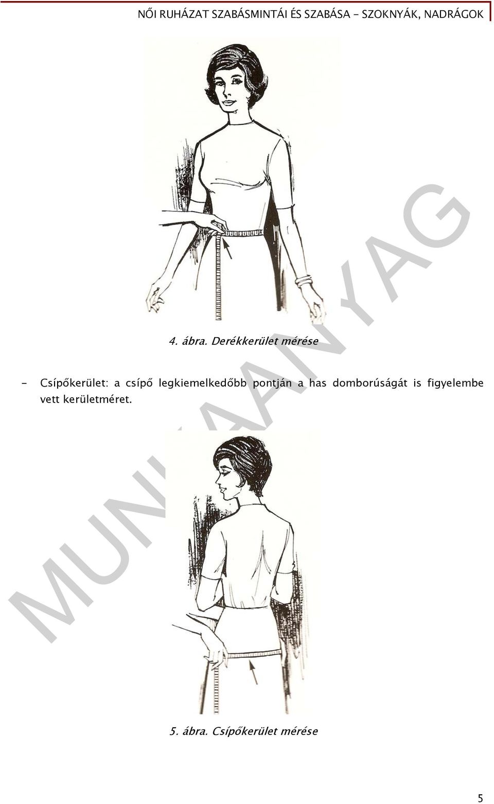 MUNKAANYAG. Péntekné Simon Edina. Női ruházat szabásmintái és szabása -  szoknyák, nadrágok. A követelménymodul megnevezése: - PDF Free Download