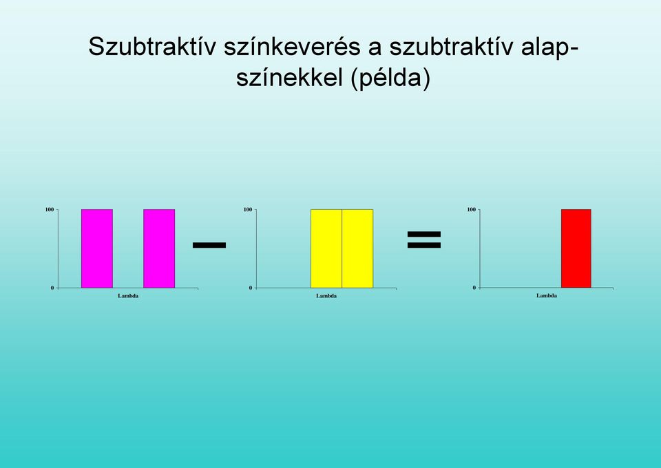 alapszínekkel (példa)