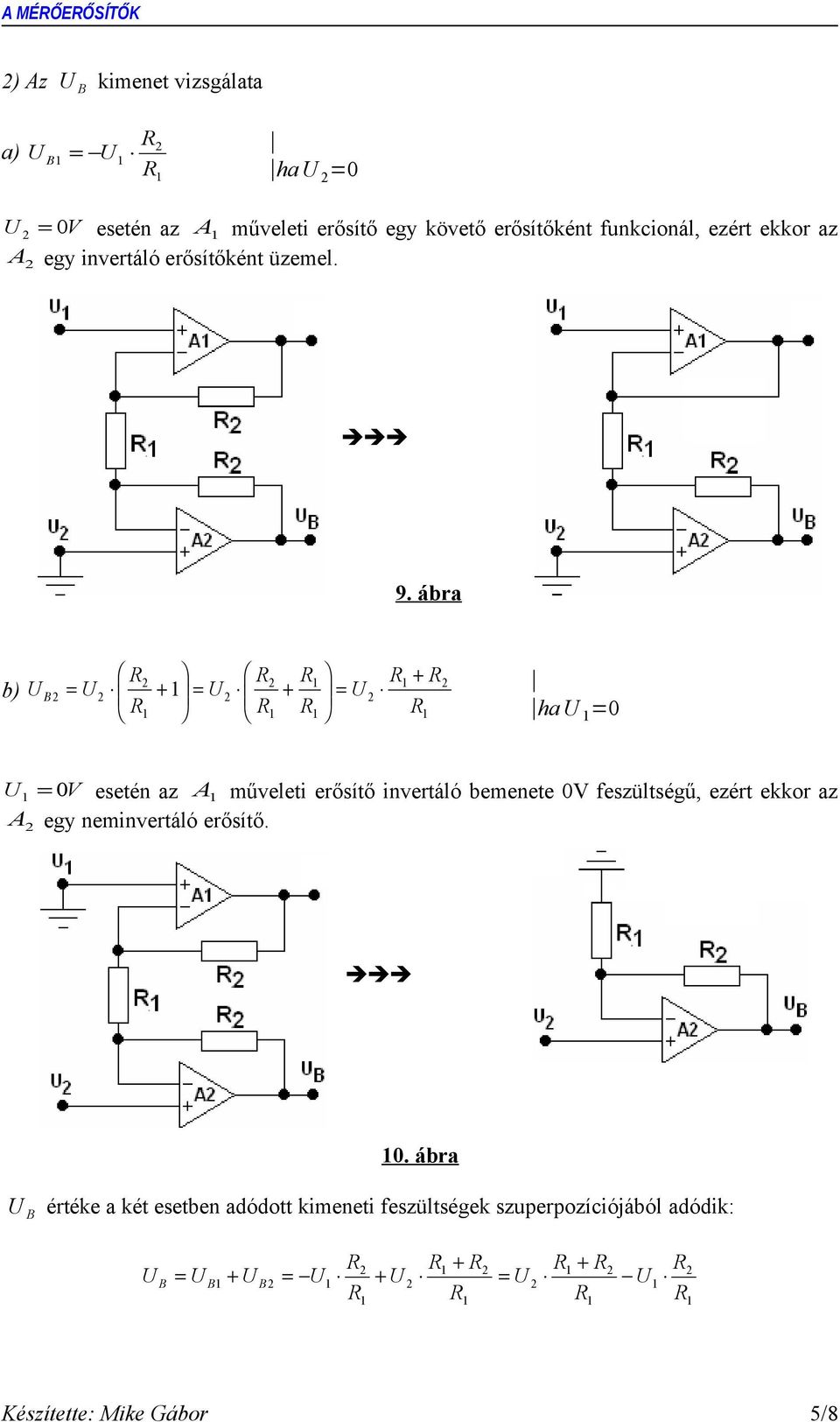 MÉRŐERŐSÍTŐK EREDŐ FESZÜLTSÉGERŐSÍTÉSE - PDF Free Download