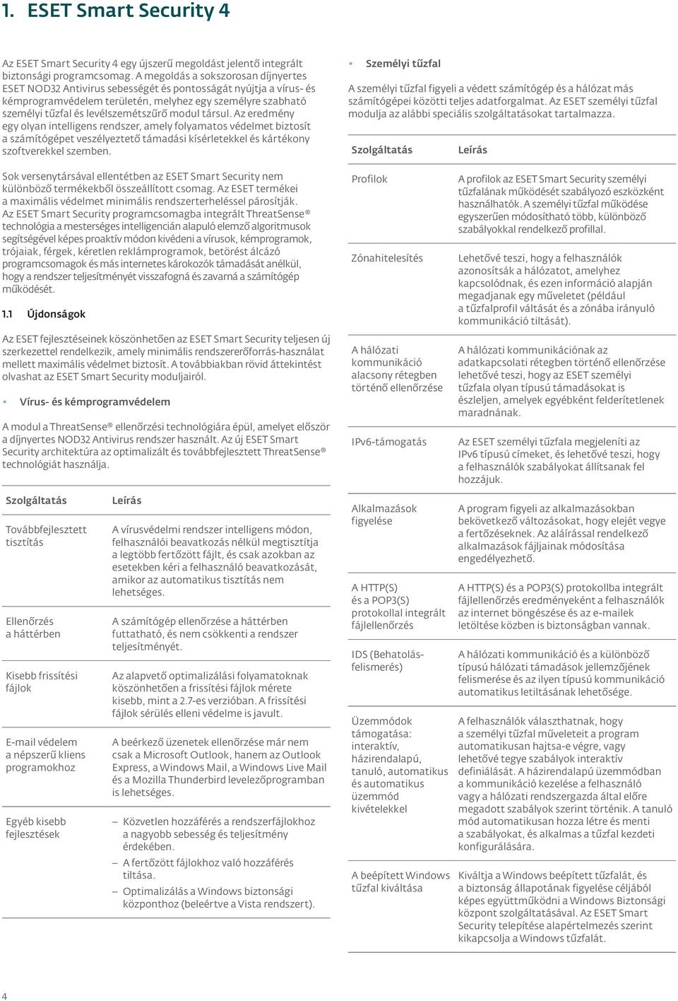 modul társul. Az eredmény egy olyan intelligens rendszer, amely folyamatos védelmet biztosít a számítógépet veszélyeztető támadási kísérletekkel és kártékony szoftverekkel szemben.