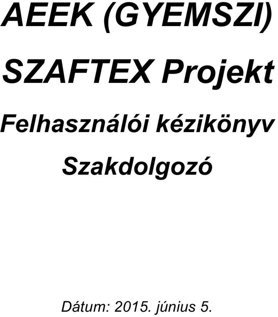 Felhasználói