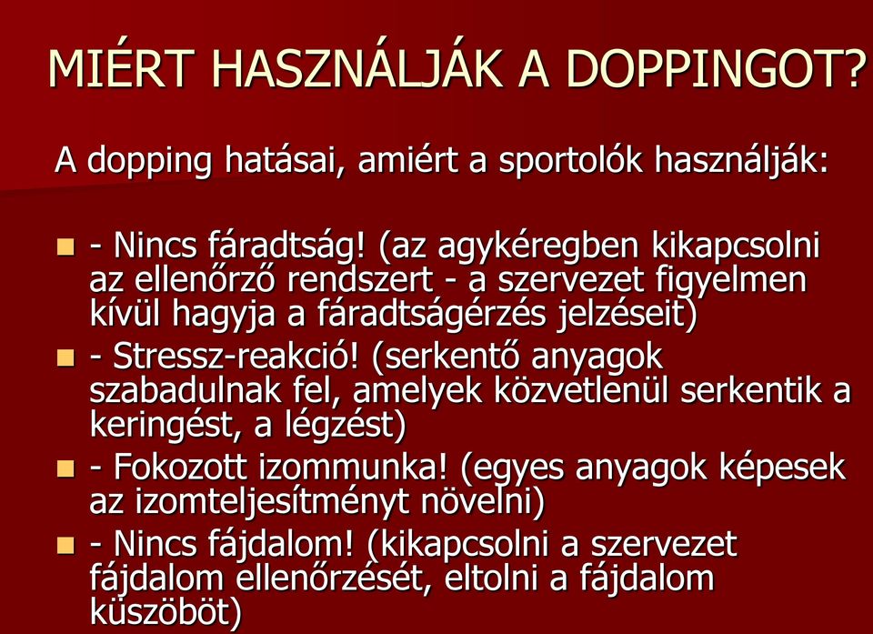 Stressz-reakció!