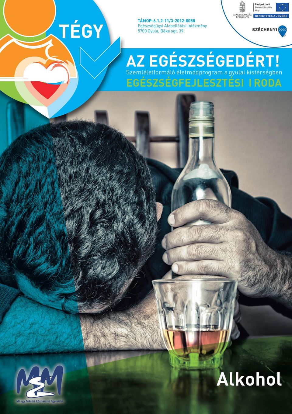 TÉGY. Alkohol. AZ EGÉSZSÉGEDÉRT! Szemléletformáló életmódprogram a gyulai  kistérségben EGÉSZSÉGFEJLESZTÉSI I RODA - PDF Free Download