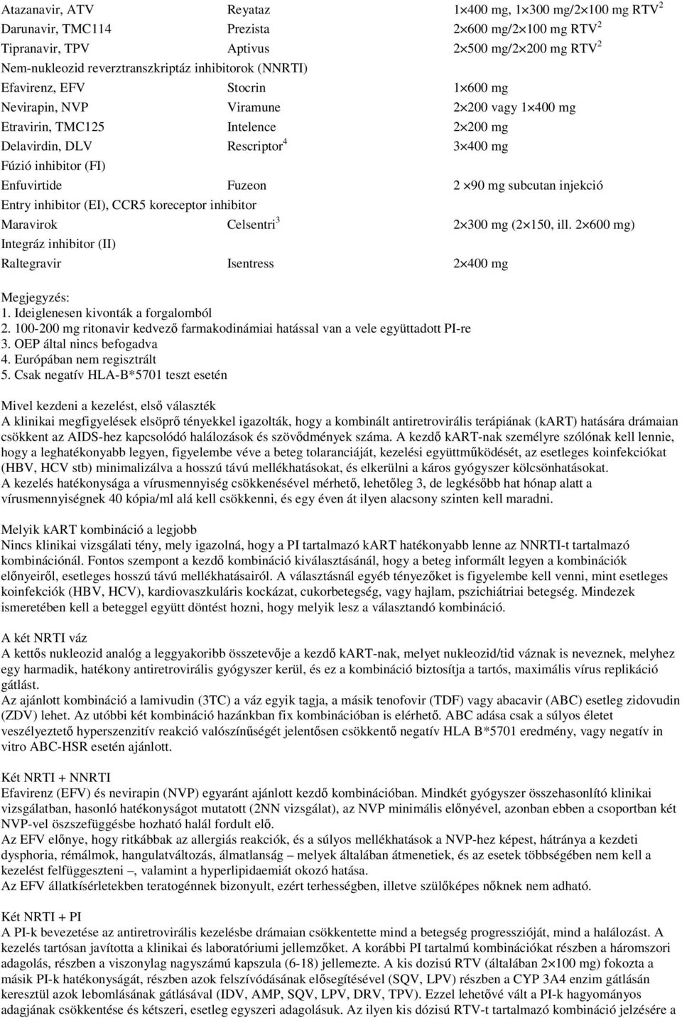 Enfuvirtide Fuzeon 2 90 mg subcutan injekció Entry inhibitor (EI), CCR5 koreceptor inhibitor Maravirok Celsentri 3 2 300 mg (2 150, ill.