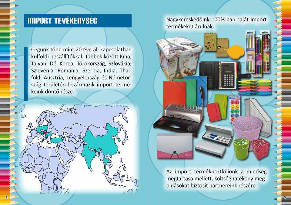 Többek között Kína, Tajvan, Dél-Korea, Törökország, Szlovákia, Szlovénia, Románia, Szerbia, India, Thaiföld,