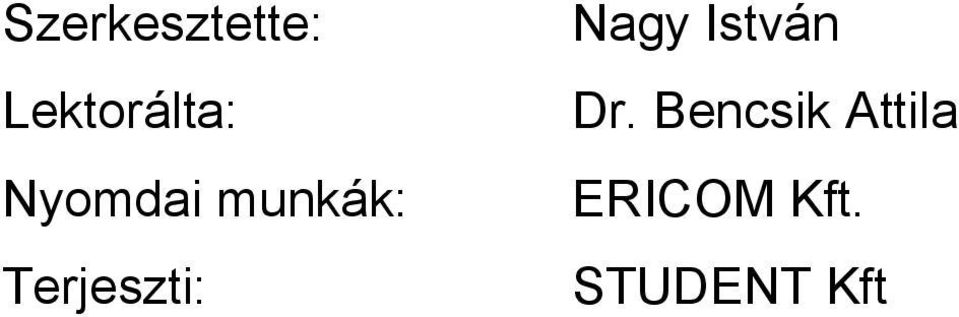 Nagy István Dr.