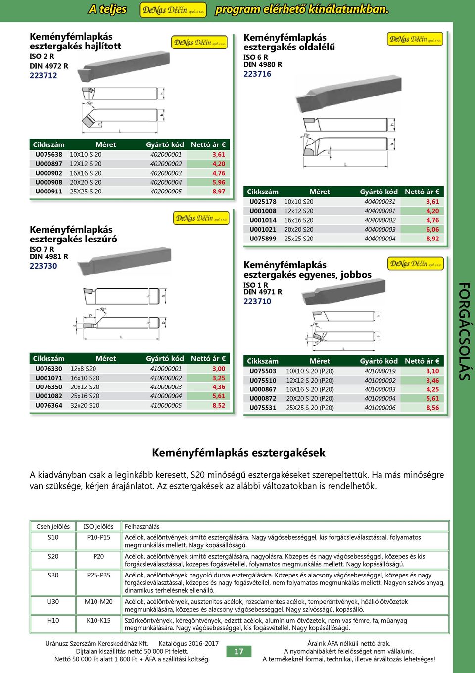 Cikkszám Méret Gyártó kód Nettó ár U076330 12x8 S20 410000001 3,00 U001071 16x10 S20 410000002 3,25 U076350 20x12 S20 410000003 4,36 U001082 25x16 S20 410000004 5,61 U076364 32x20 S20 410000005 8,52