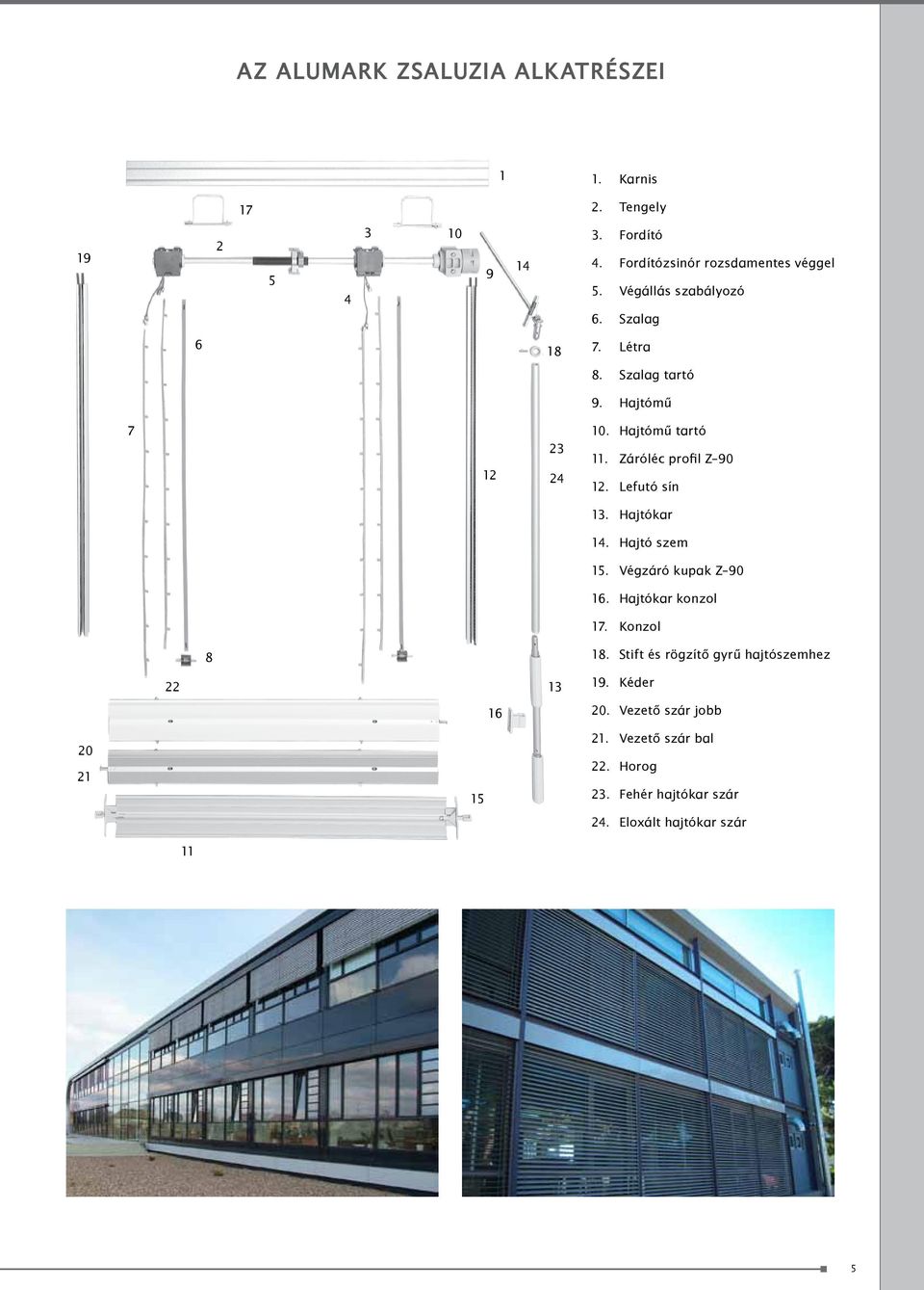 Kézikönyv AluMark kültéri alumínium zsaluziák - PDF Free Download