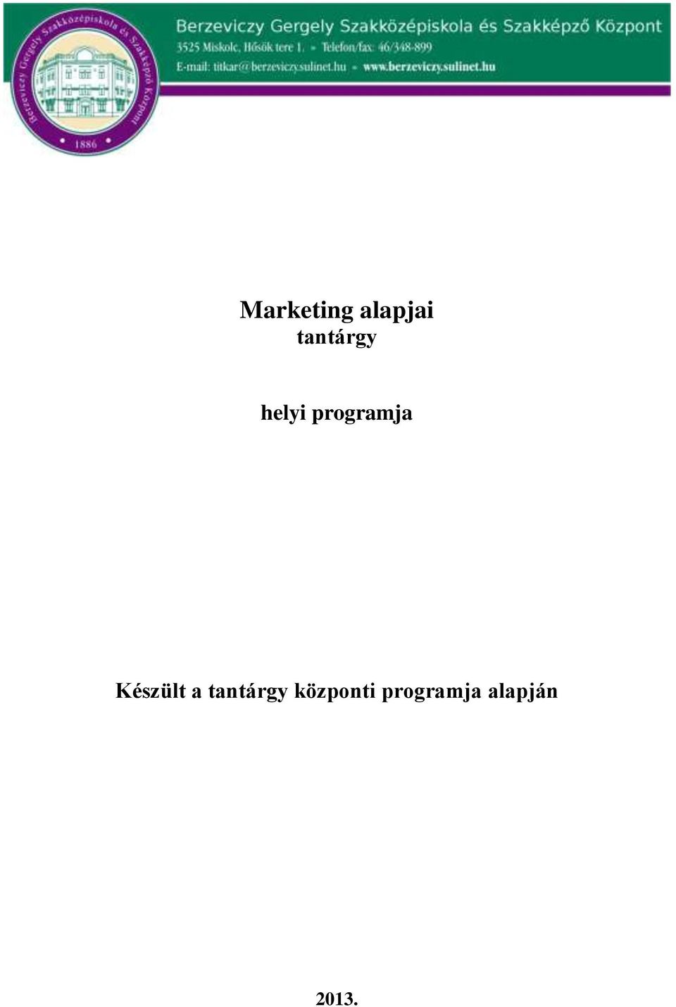 programja Készült a