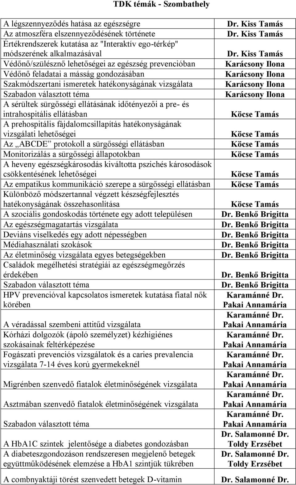 ellátásának időtényezői a pre- és intrahospitális ellátásban A prehospitális fájdalomcsillapítás hatékonyságának vizsgálati lehetőségei Az ABCDE protokoll a sürgősségi ellátásban Monitorizálás a