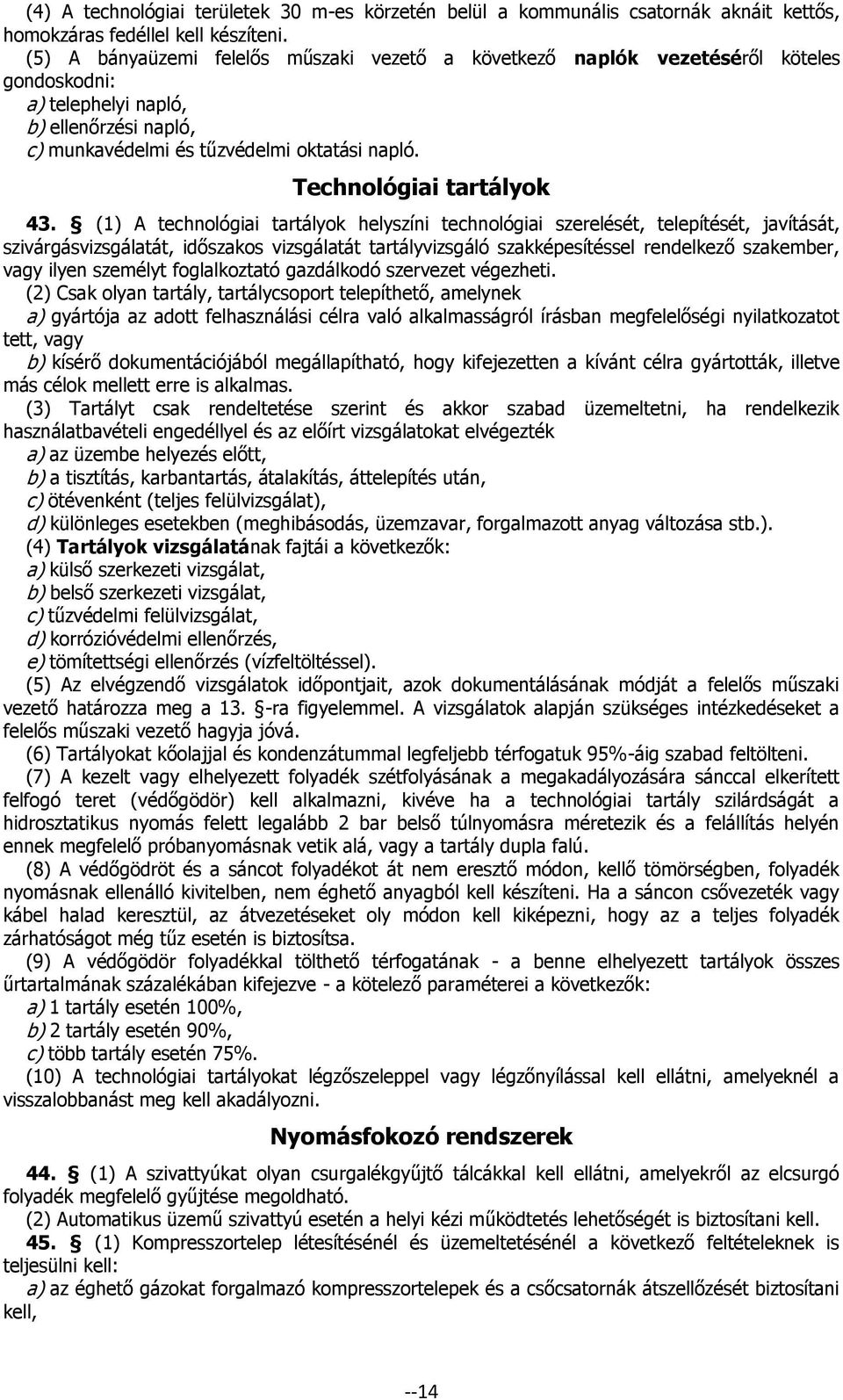 Technológiai tartályok 43.