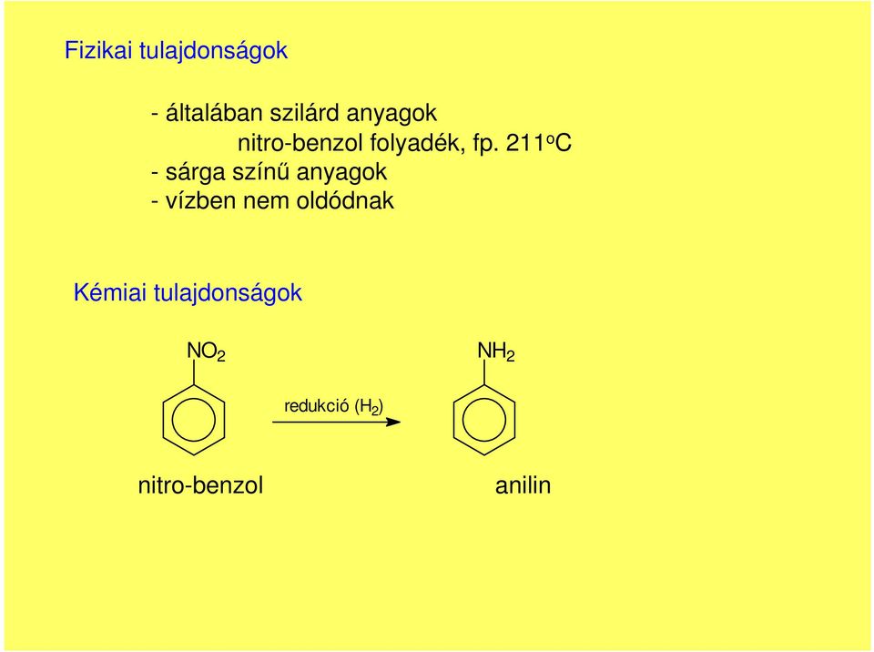 2 o - sárga színű anyagok - vízben nem