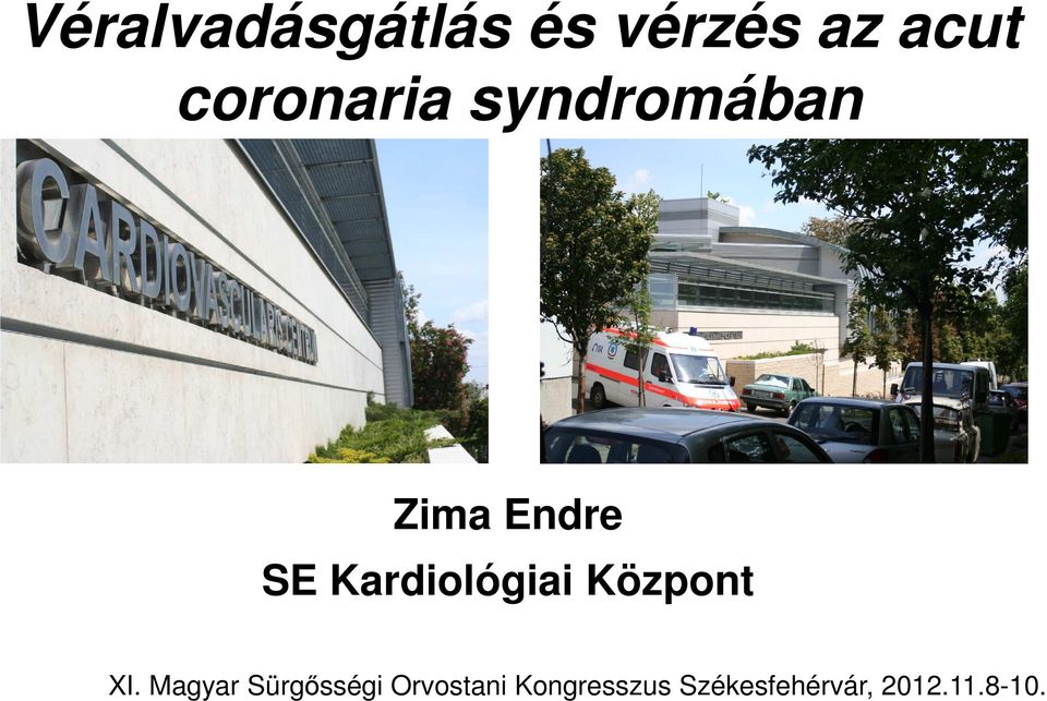 Kardiológiai Központ XI.