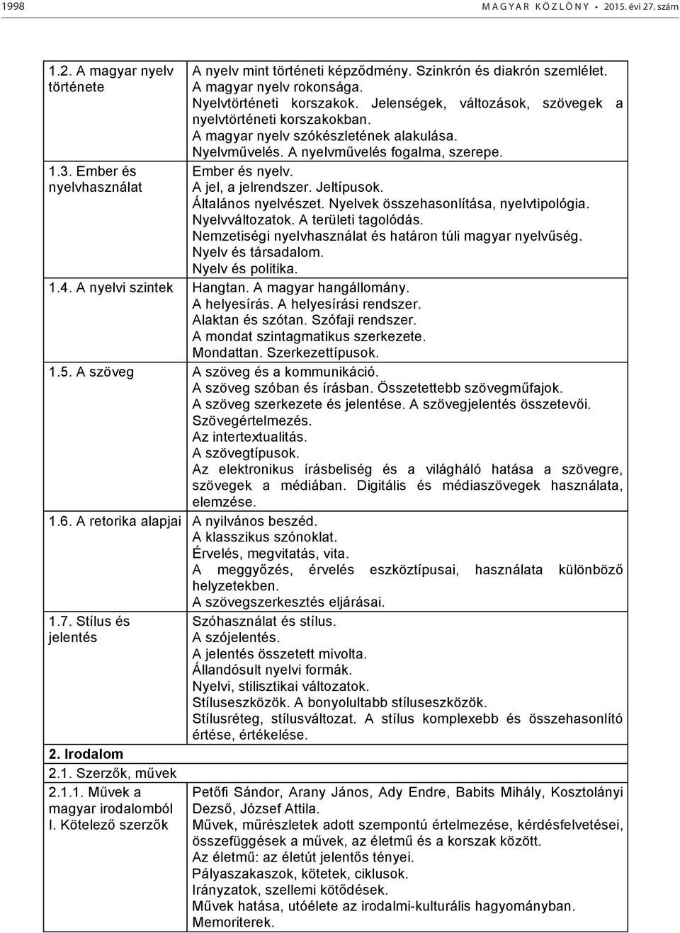 A jel, a jelrendszer. Jeltípusok. Általános nyelvészet. Nyelvek összehasonlítása, nyelvtipológia. Nyelvváltozatok. A területi tagolódás. Nemzetiségi nyelvhasználat és határon túli magyar nyelvűség.
