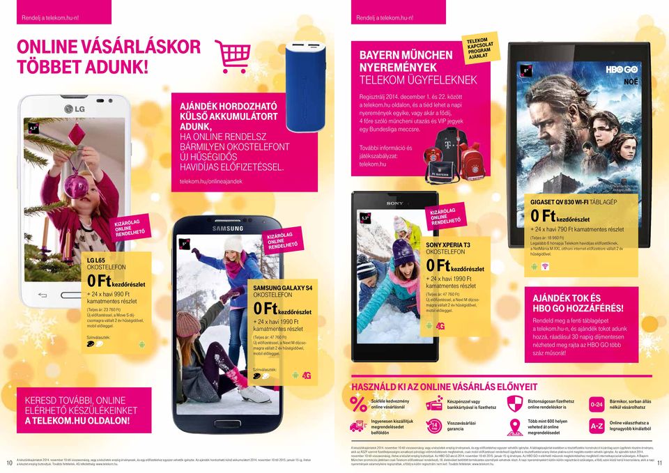 telekom 0 Ft kezdőrészlet Ünnepi ajándék ötletek a Telekomtól telekom.hu  rendelj online SorbAN ÁllÁS NÉlKÜl! - PDF Free Download