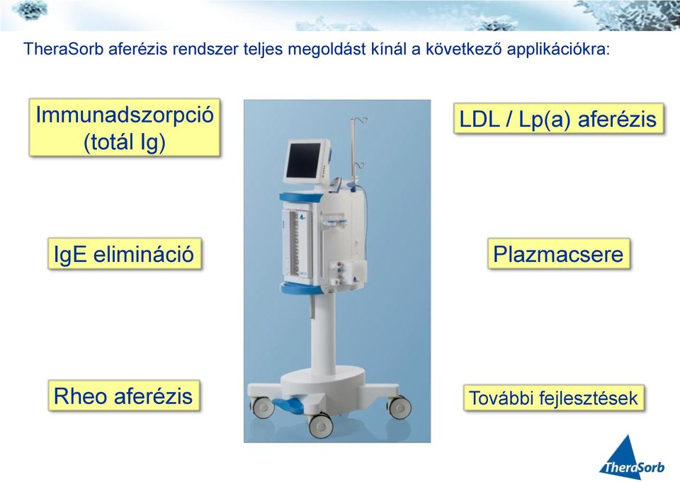 Immunadszorpció (totál Ig) LDL / Lp(a)