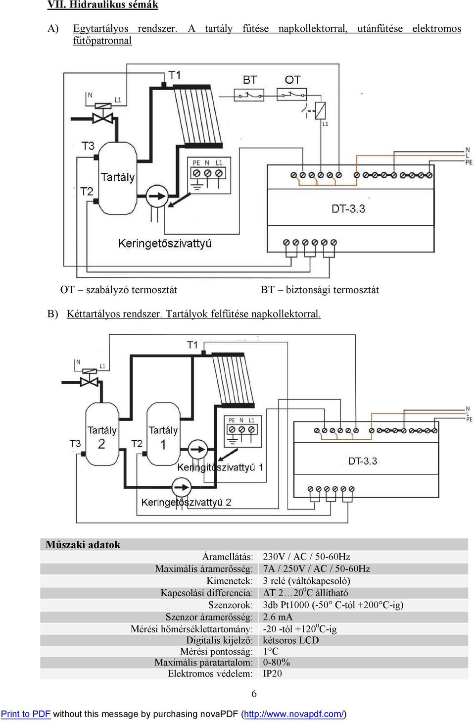 INTIEL Elktronika az Ön oldalán Programozható differenciál termosztát  TD-3.3 Beüzemelési útmutató - PDF Ingyenes letöltés