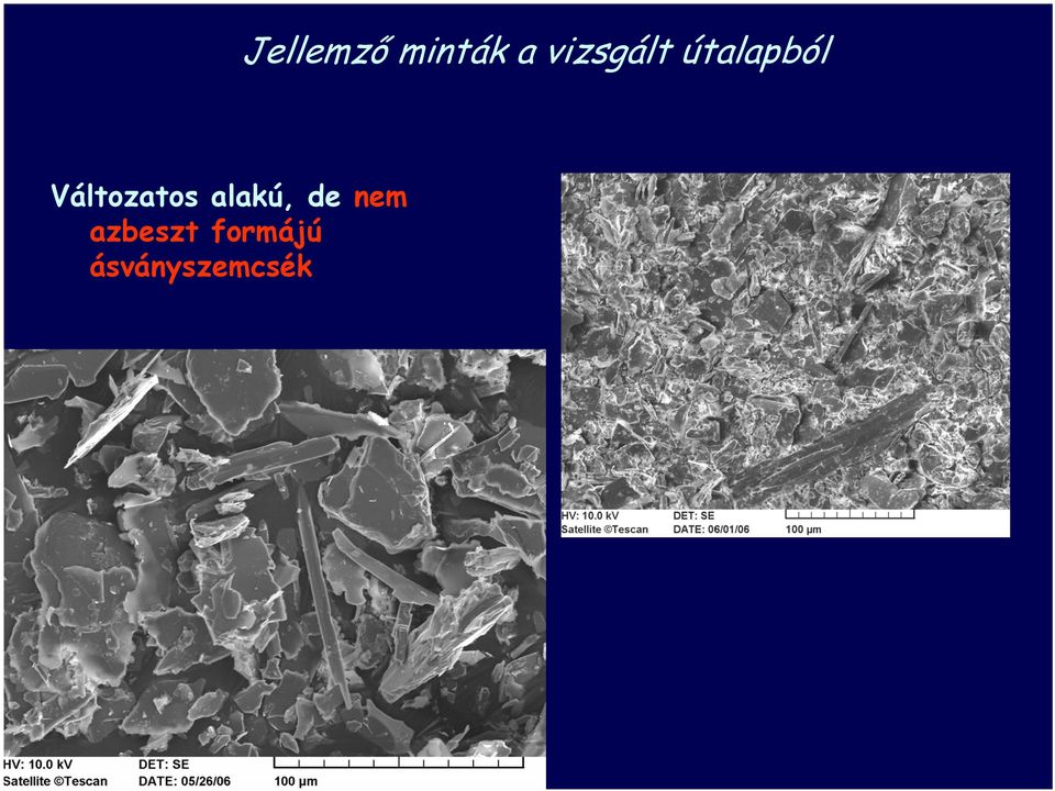 ásványszemcsék