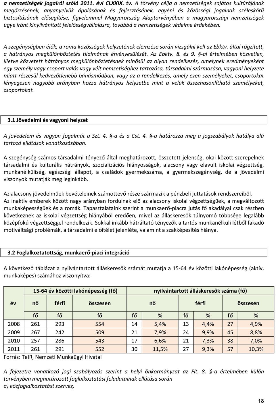 Magyarország Alaptörvényében a magyarországi nemzetiségek ügye iránt kinyilvánított felelősségvállalásra, továbbá a nemzetiségek védelme érdekében.