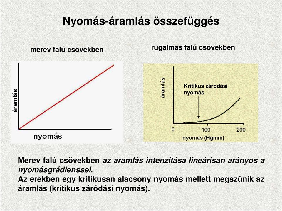 intenzitása lineárisan arányos a nyomásgrádienssel.